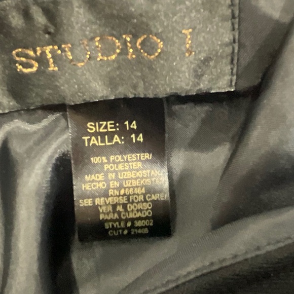 Studio One women’s black dress size 14 - Picture 9 of 9